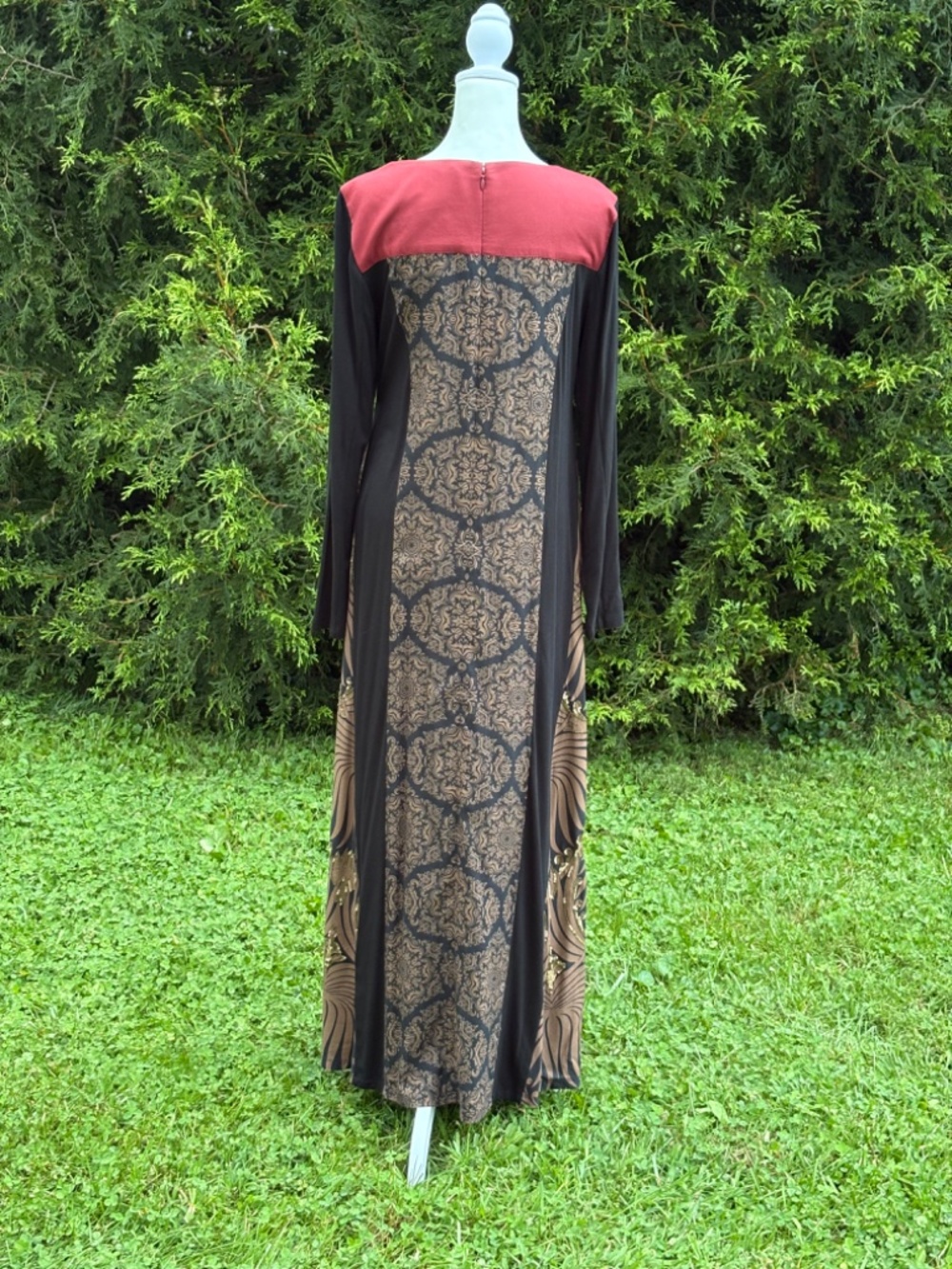 Soft Surroundings Artful Reverie Long Sleeve Maxi Dress, Size Small - Picture 6 of 9